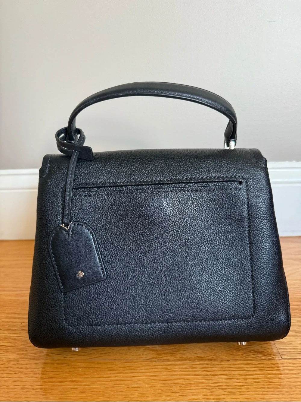 Kate Spade Black Pebbled Leather Satchel